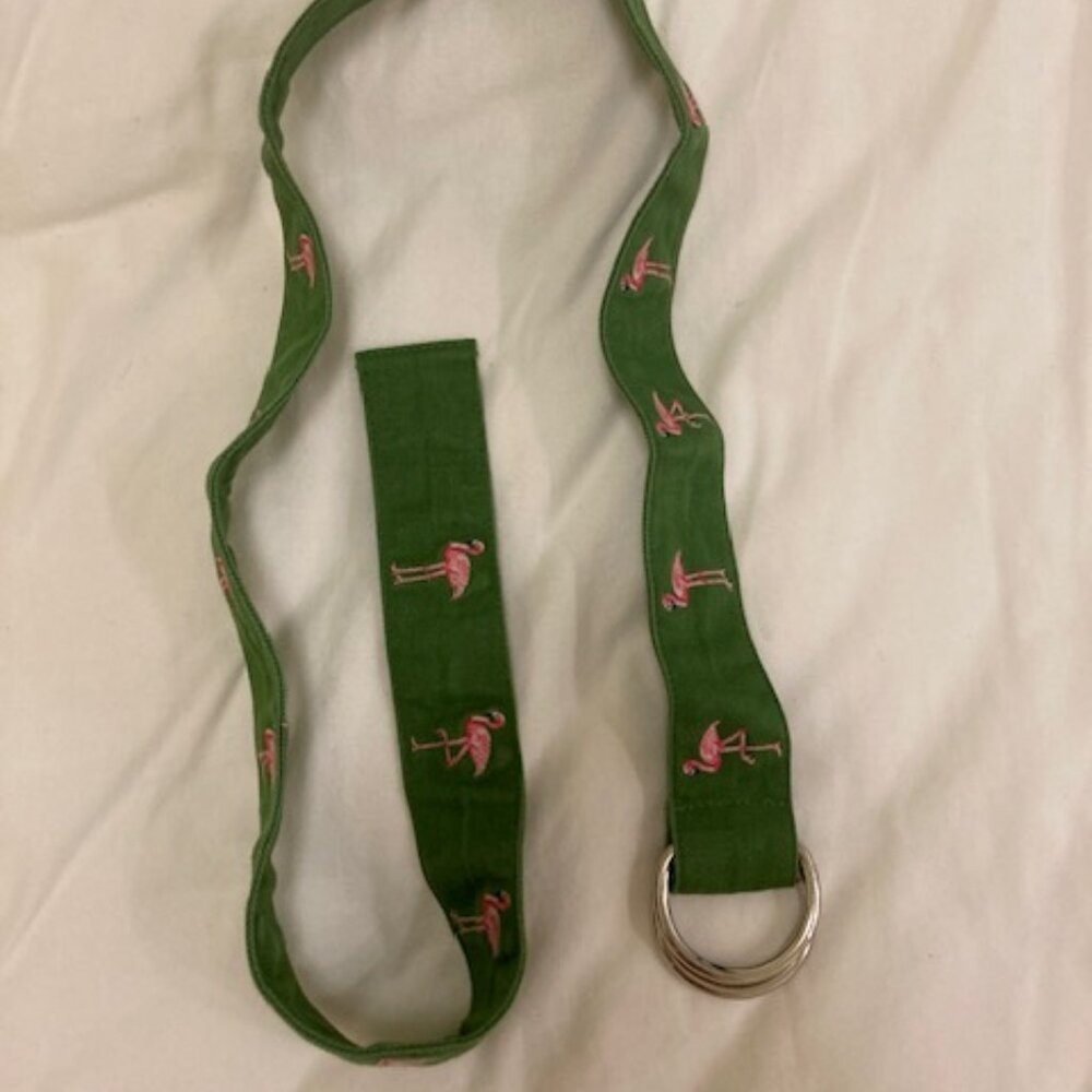 J Crew "flamingo" belt - size S